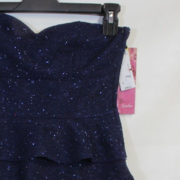 Emerald Sundae Club Navy Cocktail Mini Dress - Picture 2 of 6